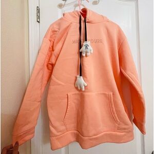 Cute Women Mikey Mouse hoodie (coral)